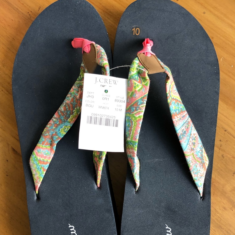 J crew wedge sandals